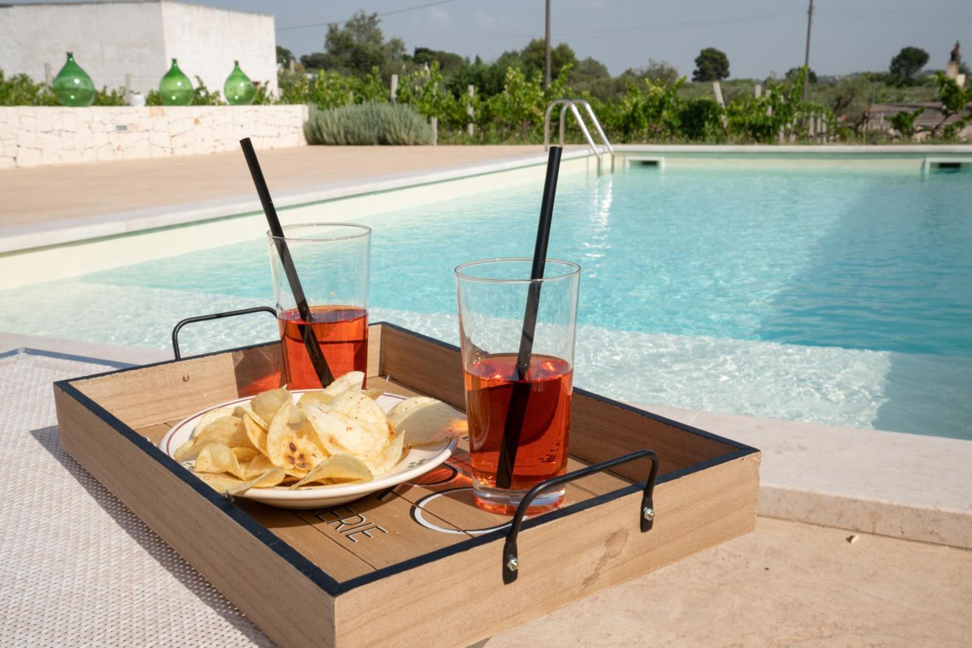 Il Vigneto Sole&Luna Con Piscina Privata 马丁纳弗兰卡 外观 照片
